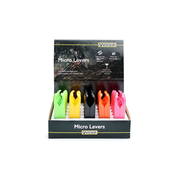 Micro Levers - 25 Pair 5 Color Display