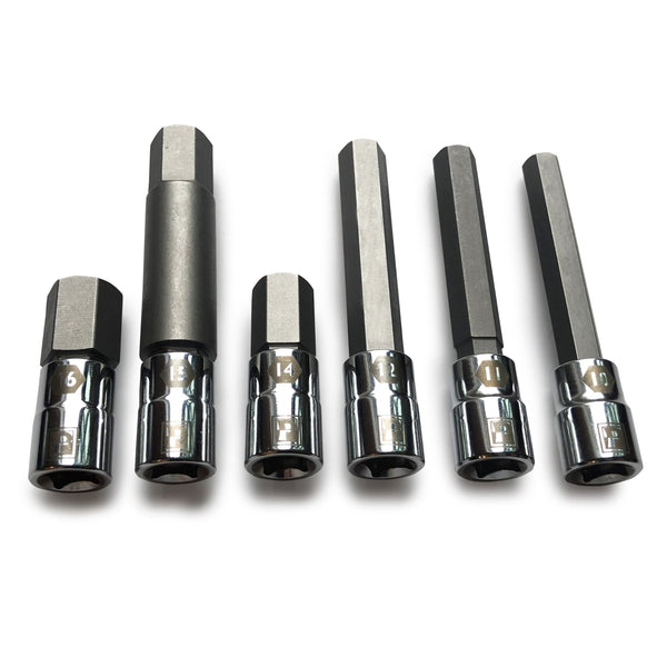 Large Sizes Hex Bit Set - 6 piece