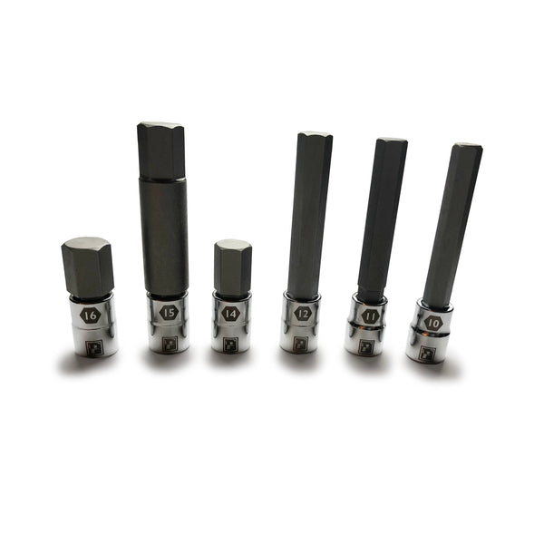 Large Sizes Hex Bit Set - 6 piece